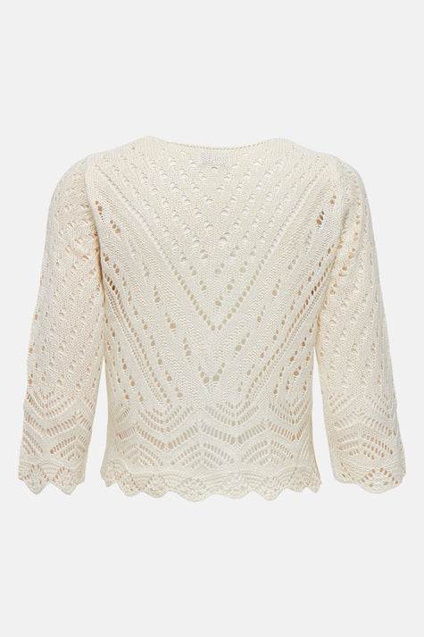 Pull col V Beige - JDY