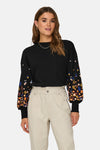 ONLBROOKE L/S O-NECK FLOWER SWT NOOS