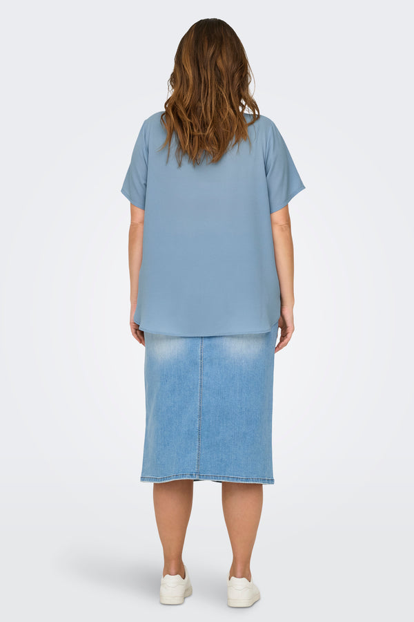 T-shirt (manches courtes) Bleu - CARMAKOMA