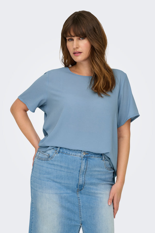 T-shirt (manches courtes) Bleu - CARMAKOMA