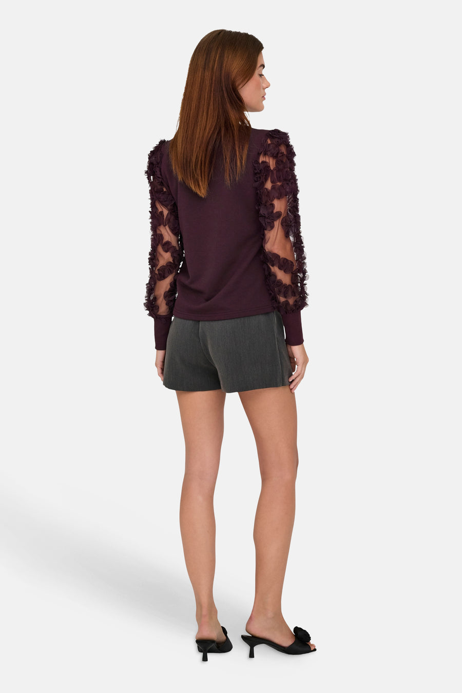 Sweater O hals - Bordeaux