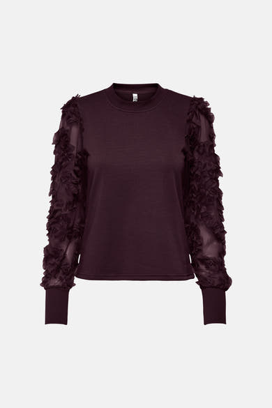 Sweater O hals - Bordeaux