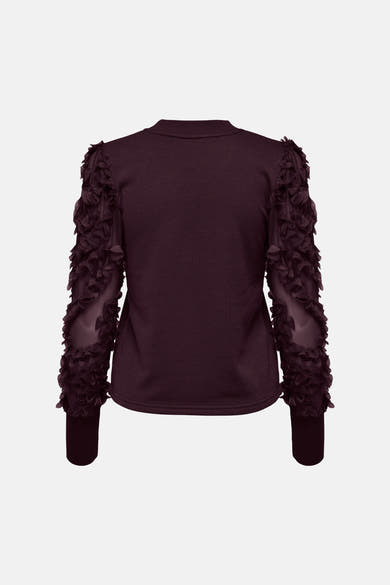Sweater O hals - Bordeaux