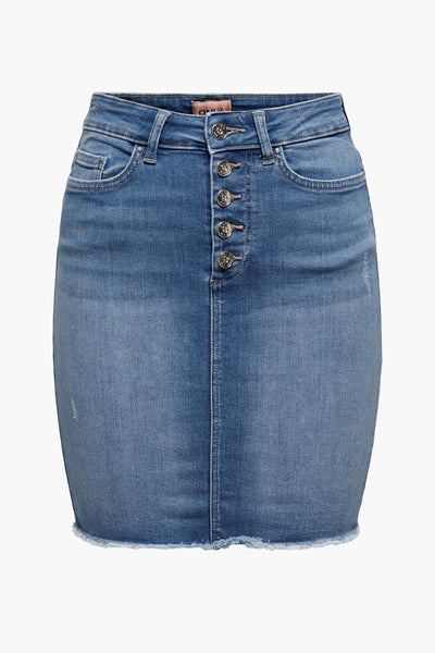 Rok (kort) LIGHT BLUE DENIM - ONLY®