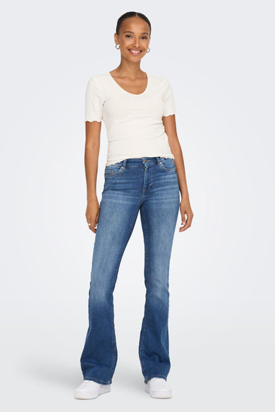 Jean évasé MID BLUE DENIM - ONLY®