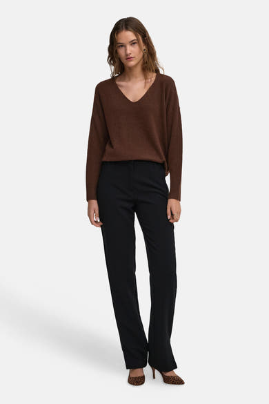 Pull col V - Coffee Bean