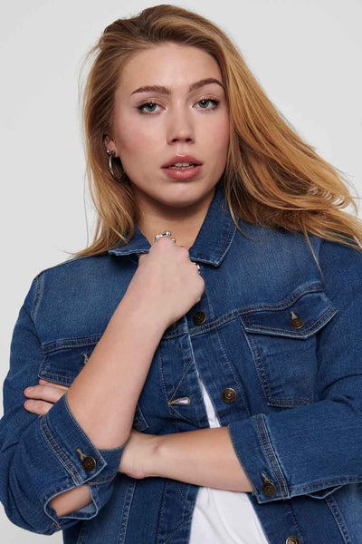 Veste denim Bleu - CARMAKOMA