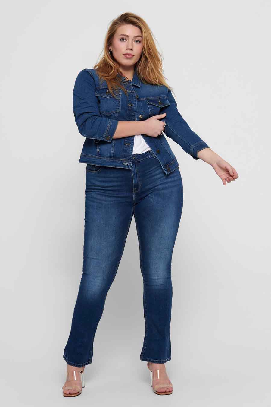 Veste denim Bleu - CARMAKOMA
