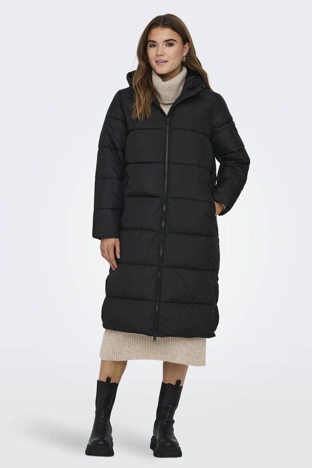 Lange jas Zwart - ONLY®