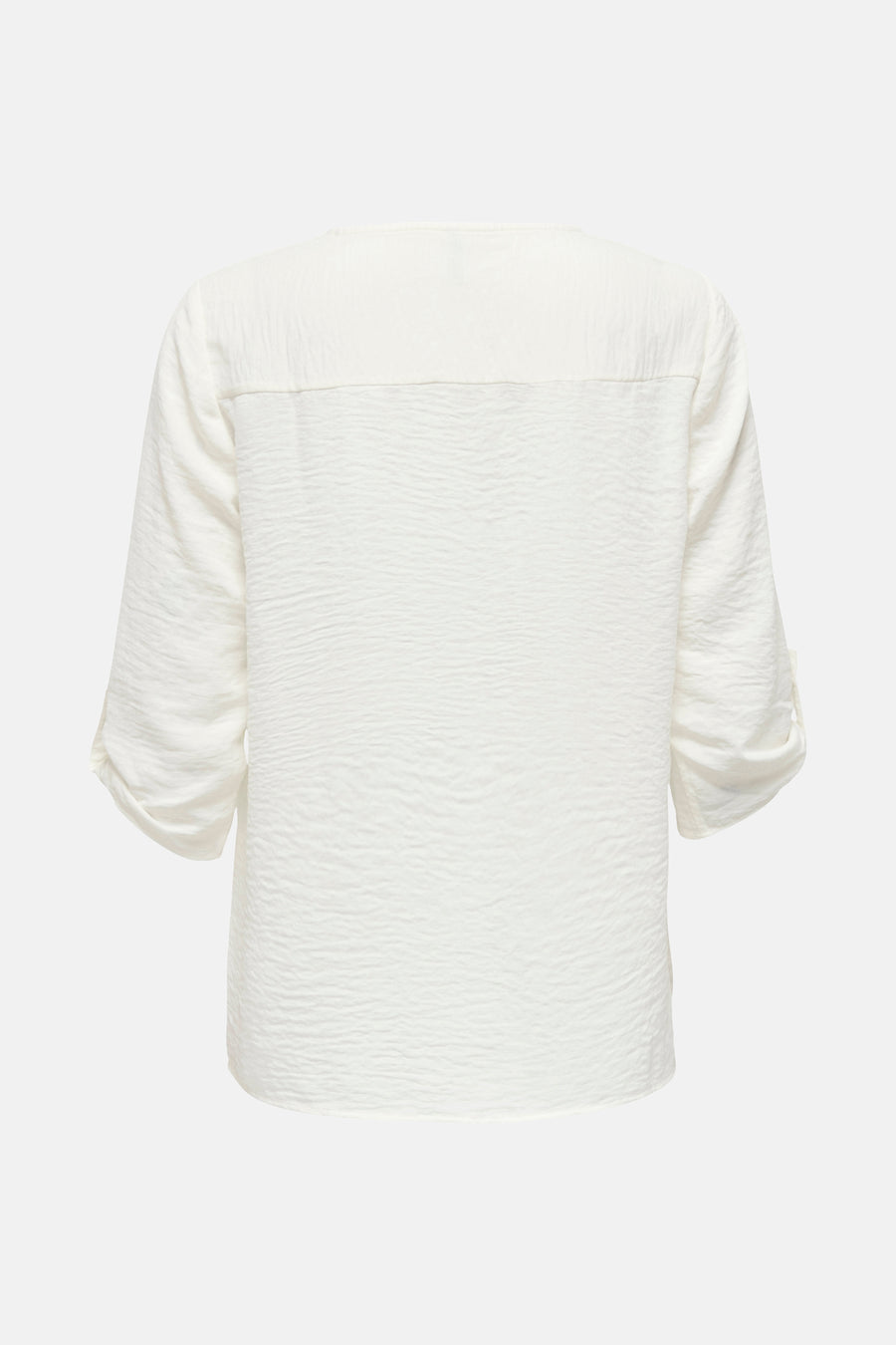 Wit blouse met driekwartmouwen van JDY, met een textuur en een paspel op het bovenste deel van de rug.