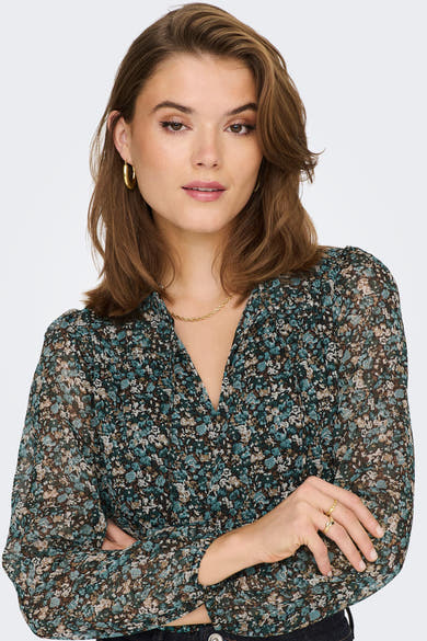 Blouse &agrave; manches longues - vert