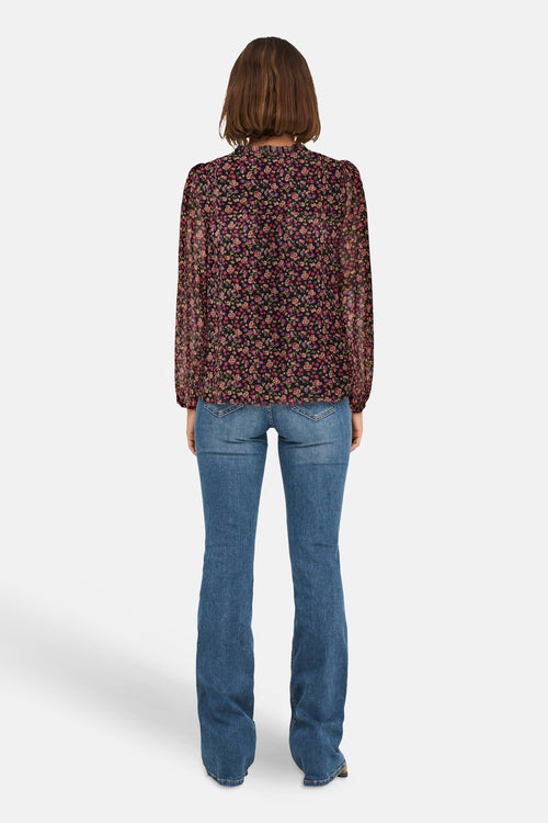 Blouse met lange mouwen - multicolor