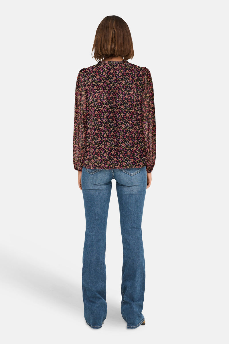 Blouse met lange mouwen - multicolor