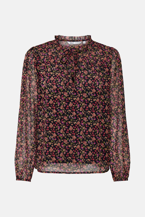 Blouse met lange mouwen - multicolor