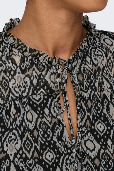 Blouse met lange mouwen - multicolor