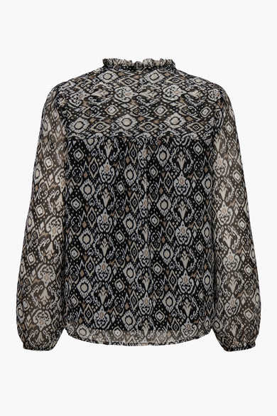 Blouse met lange mouwen - multicolor