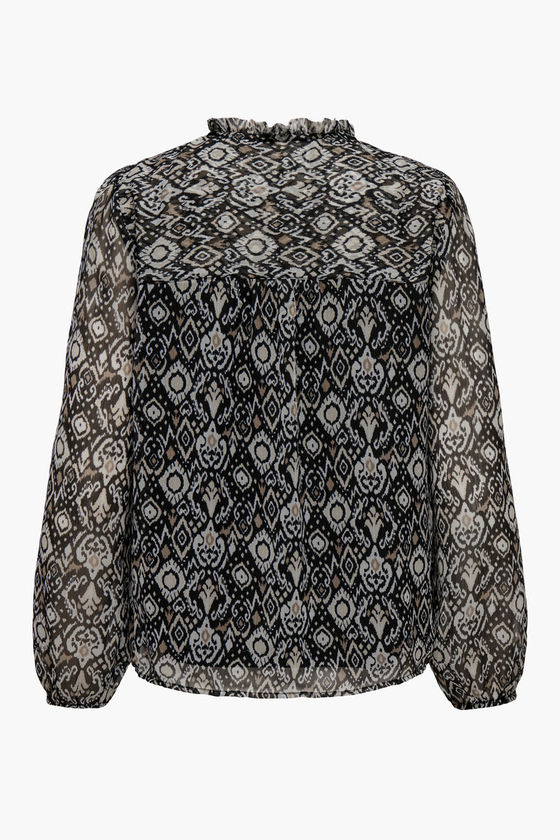 Blouse met lange mouwen - multicolor