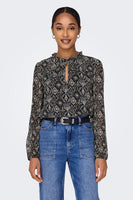 Blouse met lange mouwen - multicolor