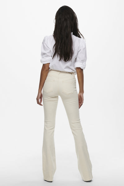 Jean évasé OFF WHITE DENIM - ONLY®