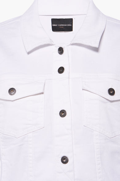 Veste en jean - blanc - CARMAKOMA - 5