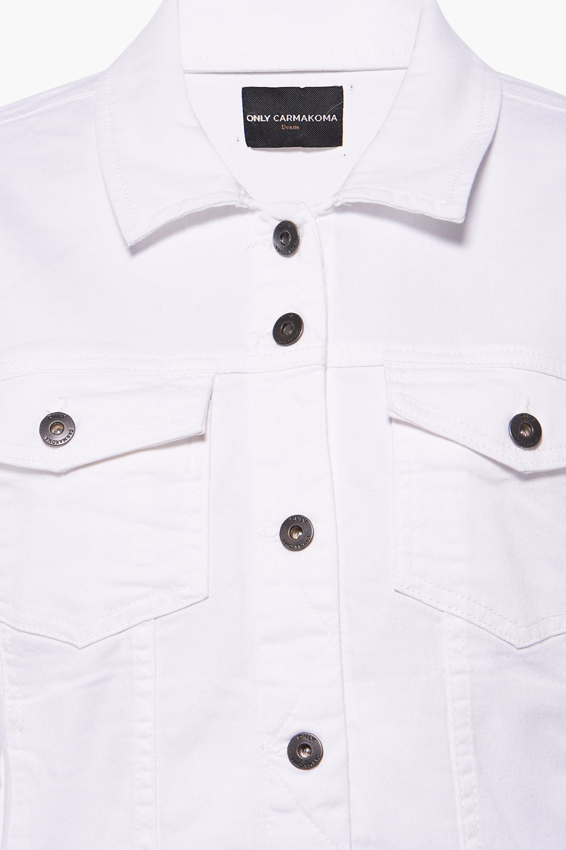 Veste en jean - blanc - CARMAKOMA - 5