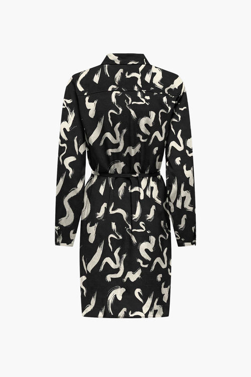ONLNOVA LIFE VIS L/S SHIRT DRESS AOP