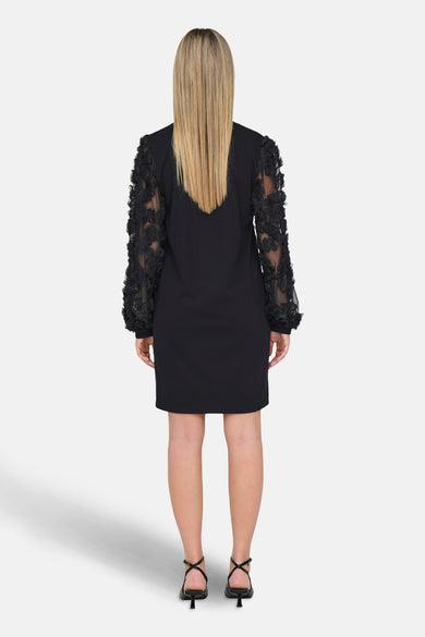 Kleedje met lange mouwen - zwart