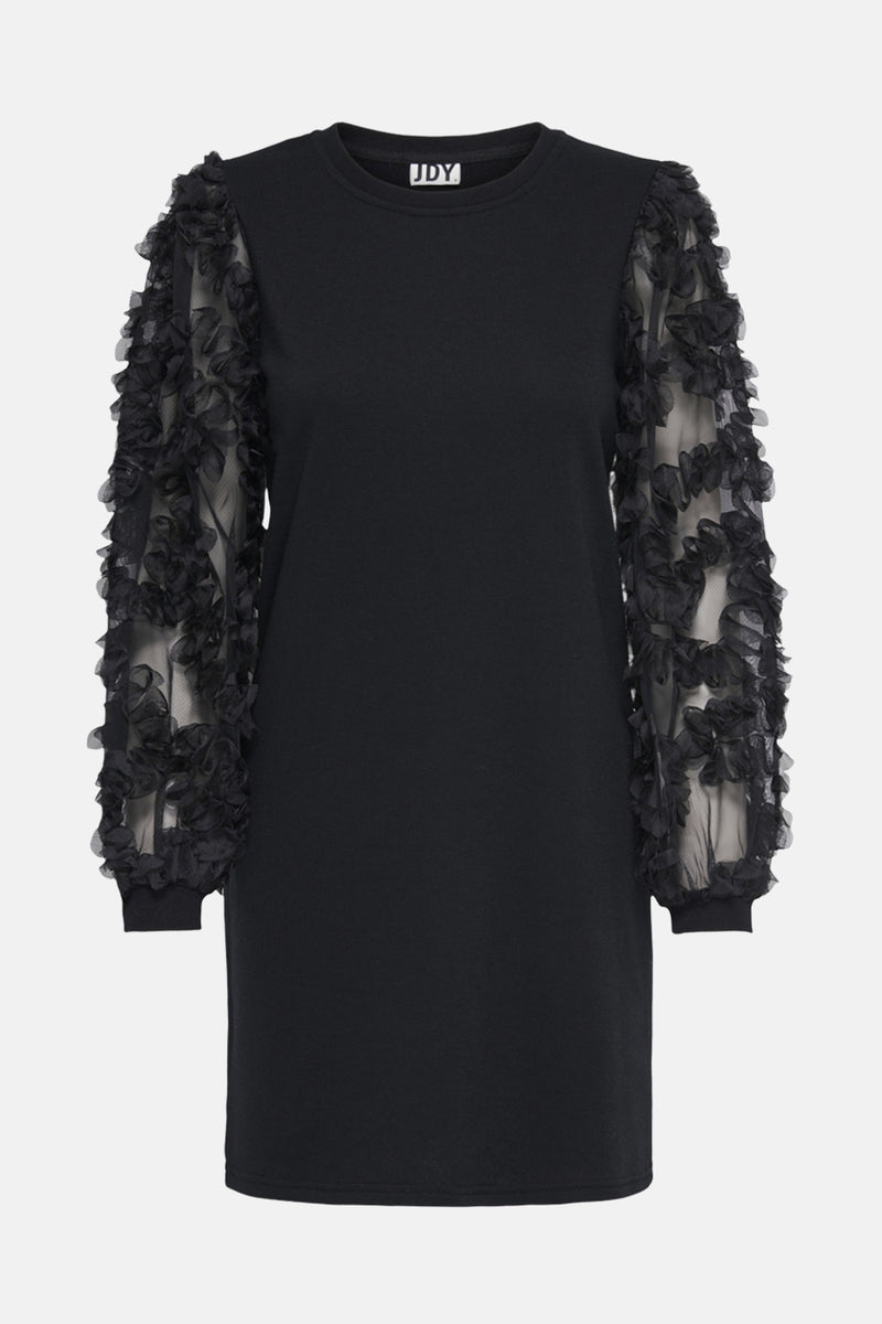 Kleedje met lange mouwen - zwart