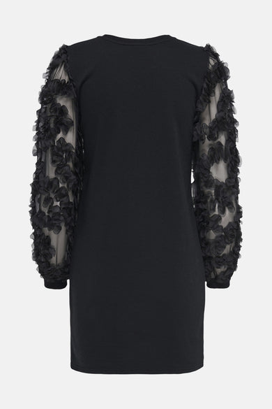 Kleedje met lange mouwen - zwart