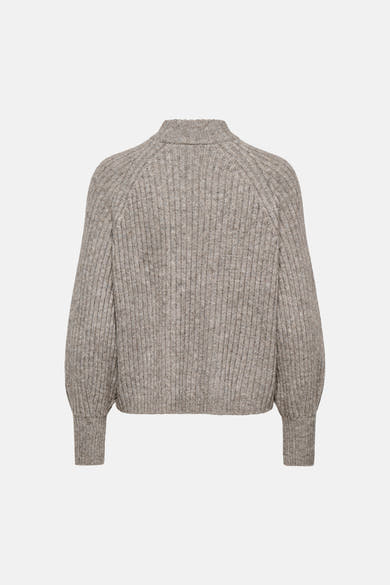 Pull col rond beige - ONLY®