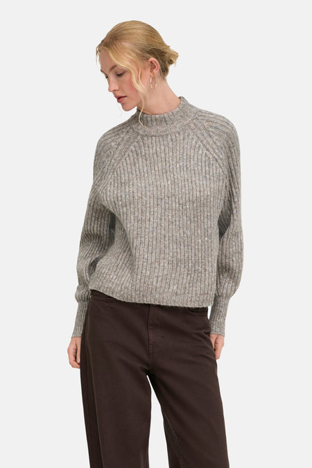 Pull O-hals - Silver Mink