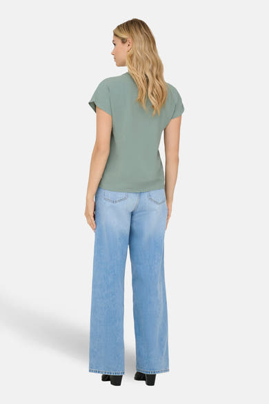 Blouse à manches courtes - vert
