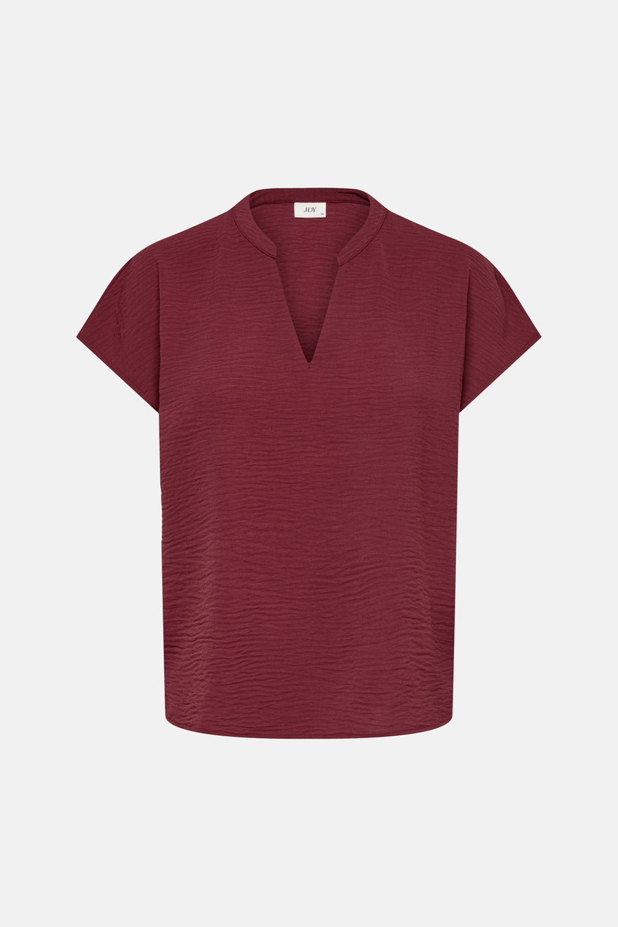 Blouse met korte mouwen - rood