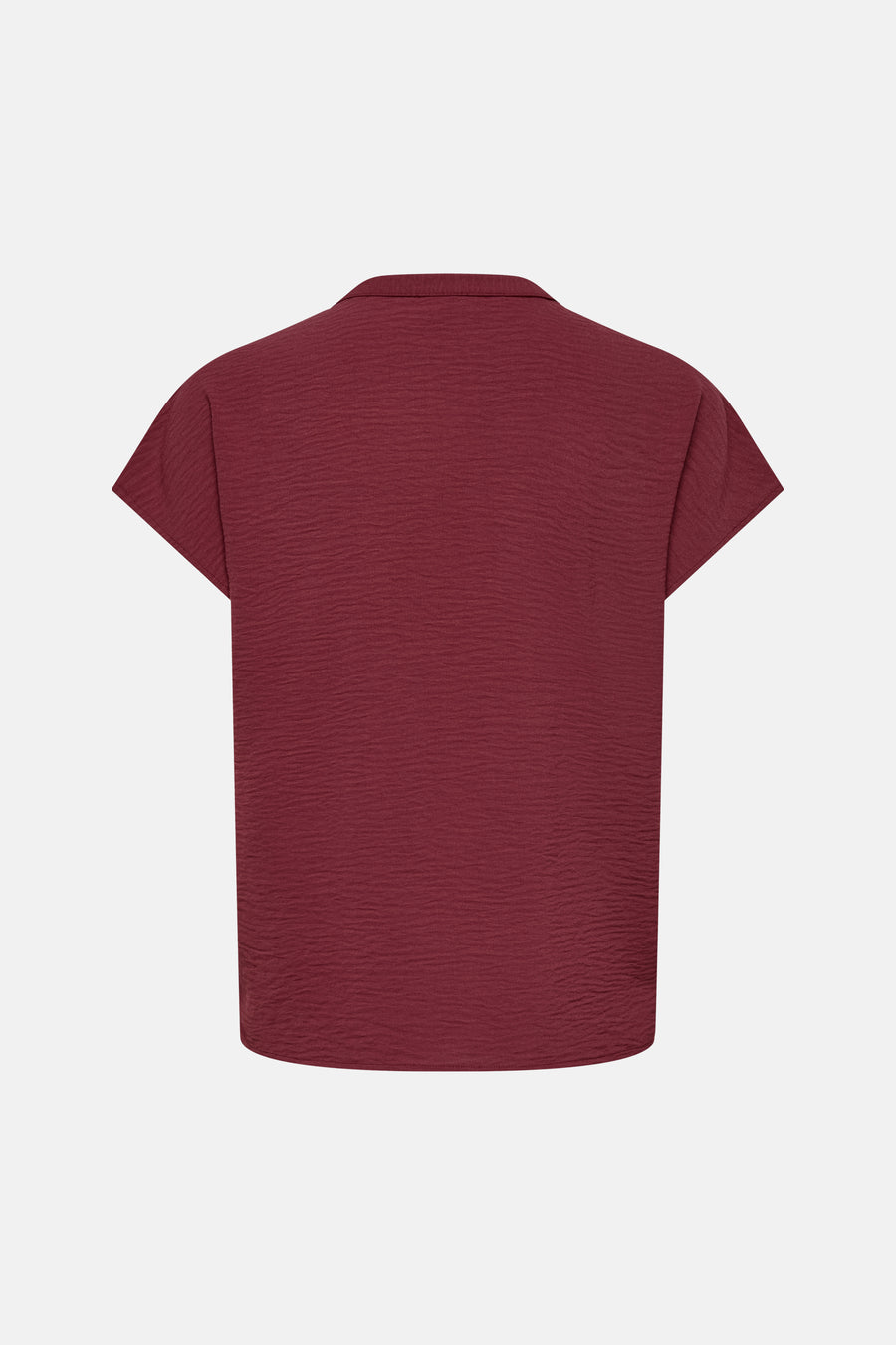 Blouse met korte mouwen - rood