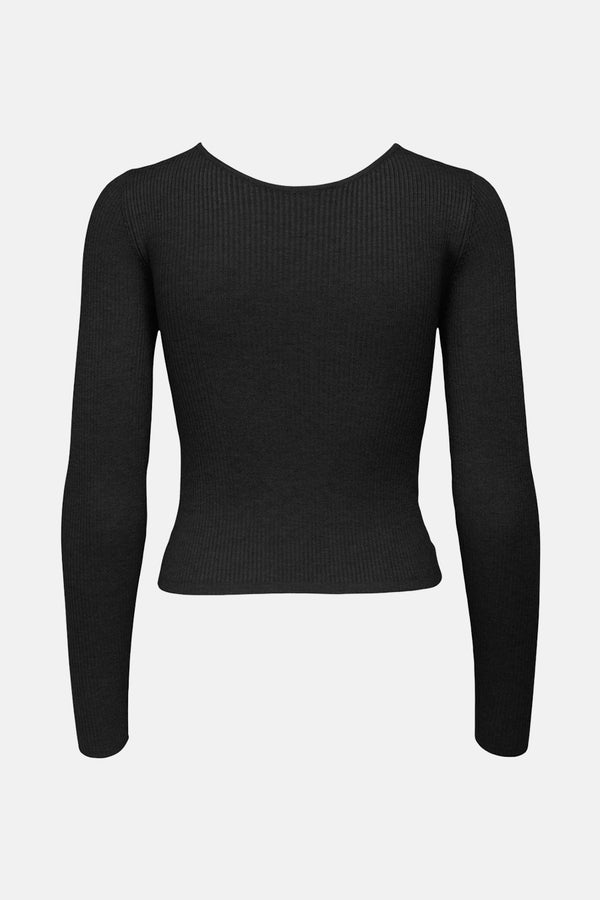 Pull col rond Noir - JDY
