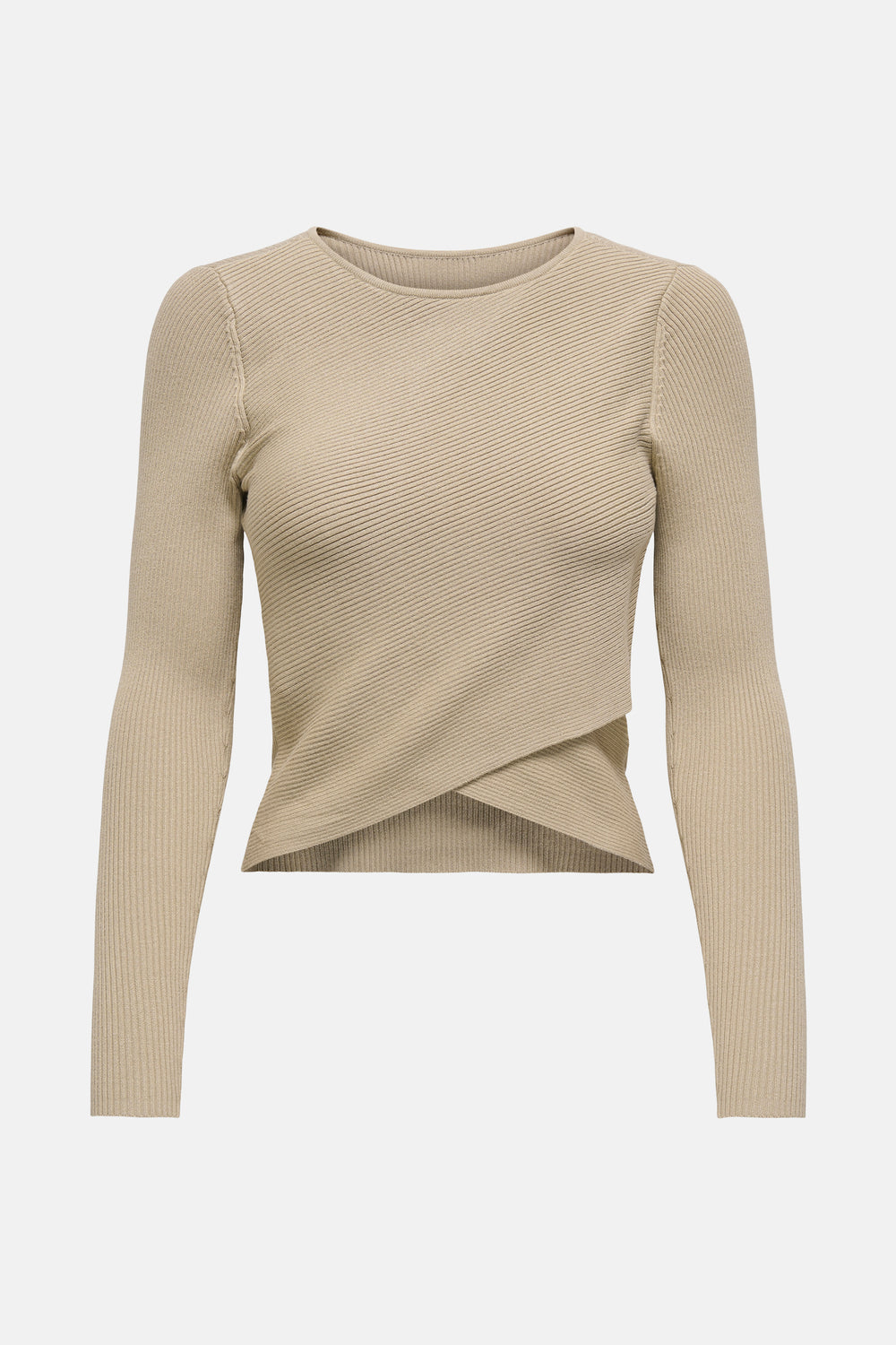 Trui met ronde hals Beige - JDY