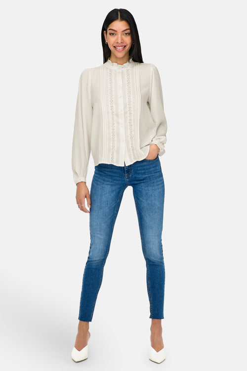 Chemise &agrave; manches longues - blanc