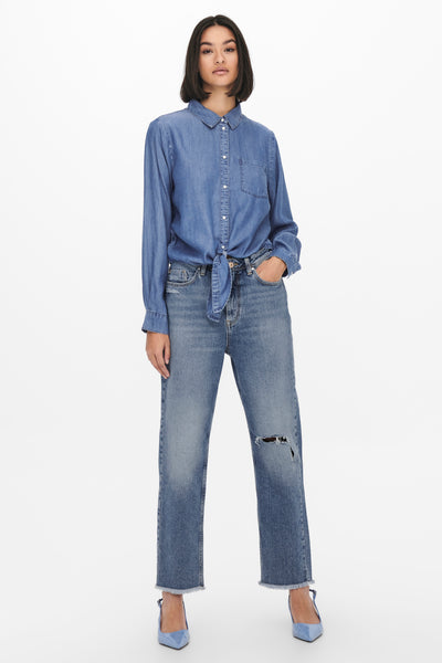 Chemisier (manches longues) MID BLUE DENIM - JDY