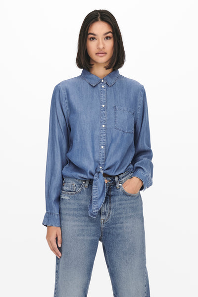 Chemisier (manches longues) MID BLUE DENIM - JDY