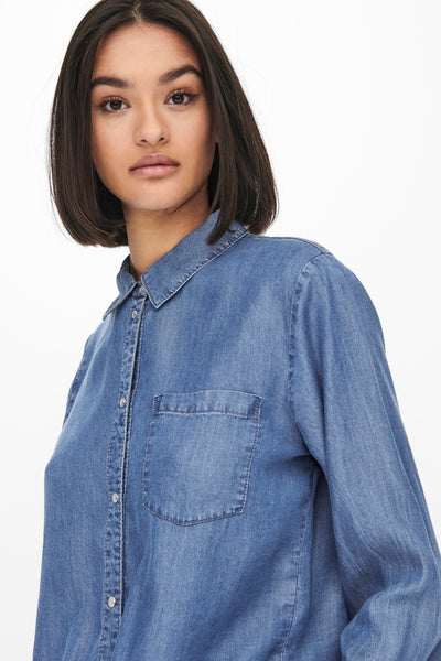 Chemisier (manches longues) MID BLUE DENIM - JDY