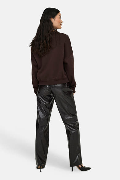 Sweat col rond brun - ONLY®