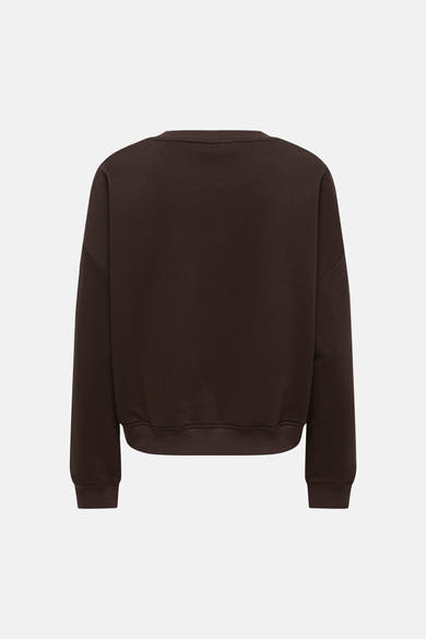 Sweat col rond brun - ONLY®