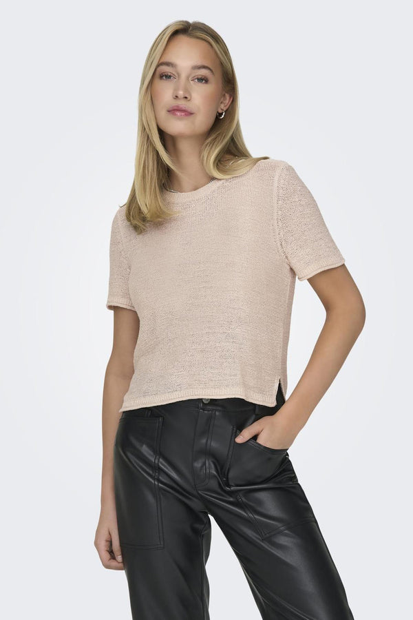 Top uni manches courtes Brun - ONLY®