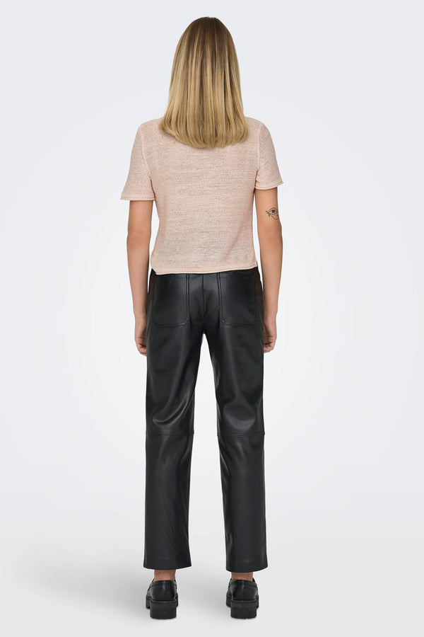 Top uni manches courtes Brun - ONLY®