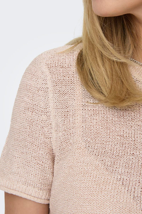 Top uni manches courtes Brun - ONLY®