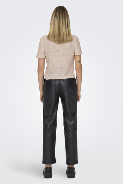Top uni manches courtes Brun - ONLY®