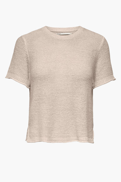 Top uni manches courtes Brun - ONLY®