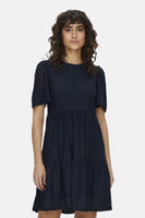 Kleedje met korte mouwen - wit