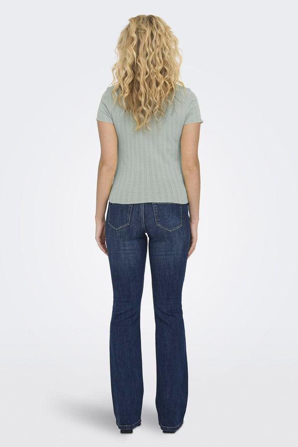 Top uni manches courtes Vert - ONLY®