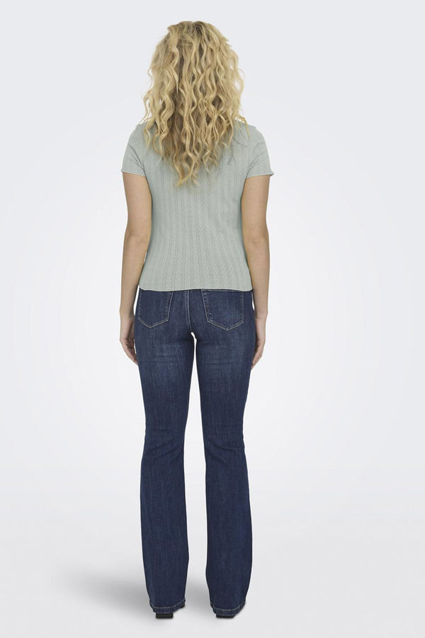 Top uni manches courtes Vert - ONLY®